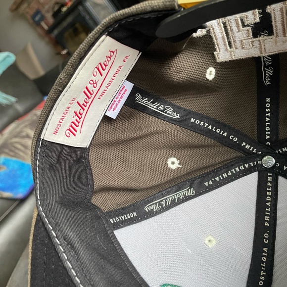 Mitchell & Ness NFL New York Jets Brown Snapback Hat Excellent LN Condition! - Picture 5 of 6